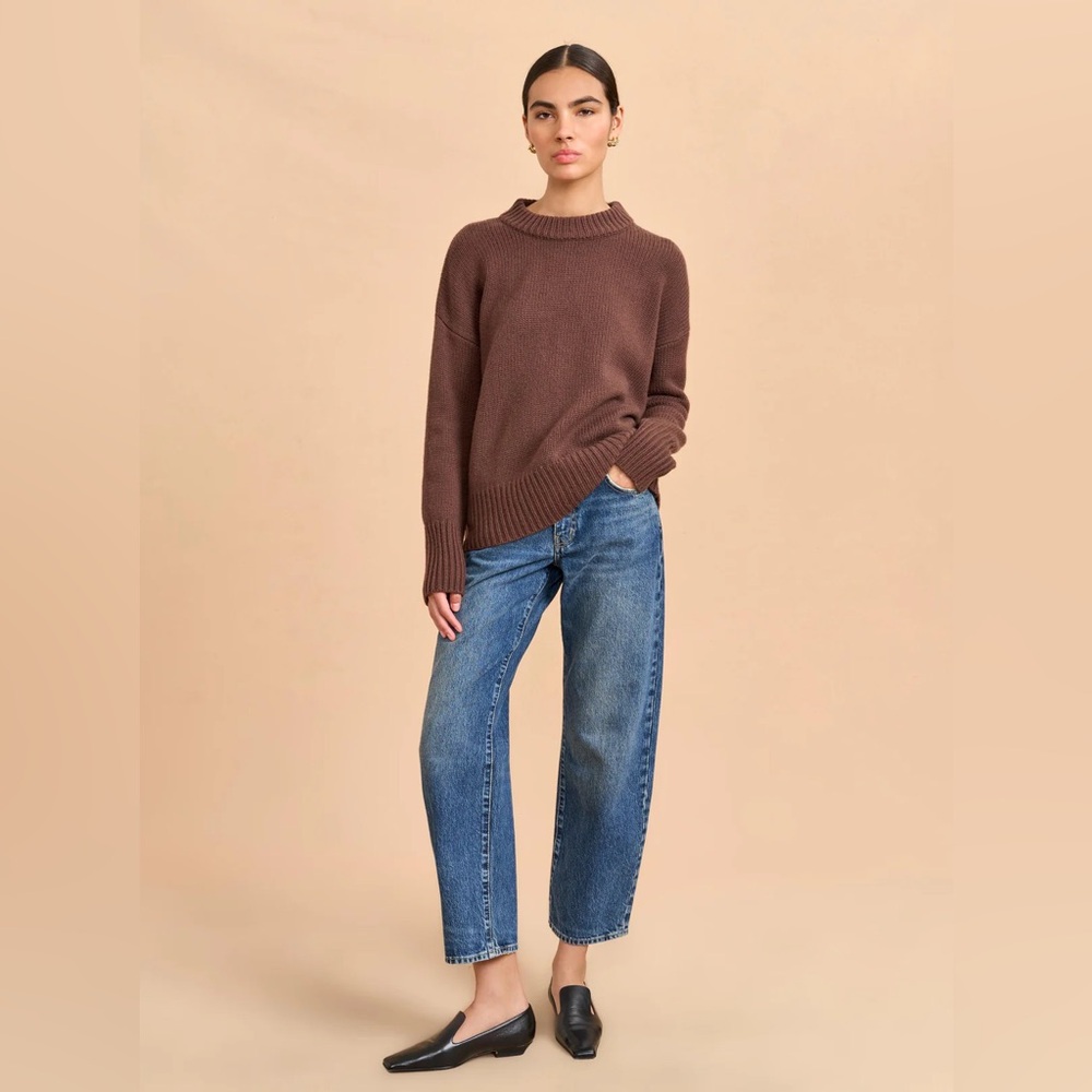 La Ligne Marin Sweater Chocolate Brown XS - Picture 3 of 4